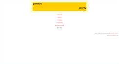Desktop Screenshot of geniusparty.com